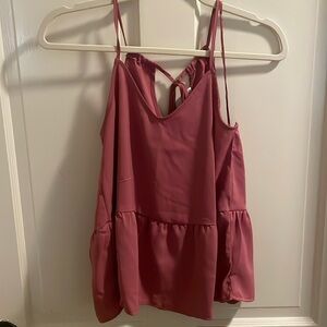 Olive and oak pink blouse size XS